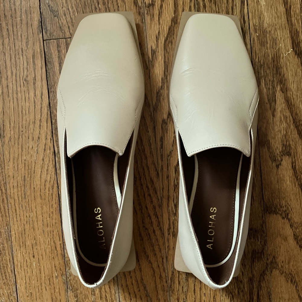 Alohas Kaizen Leather Loafers Size 40